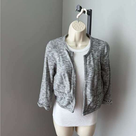 Express Gray Women's Cardigan Sweater - Picture 6 of 6
